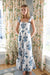 Sasco Dress - Indigo Zinnia