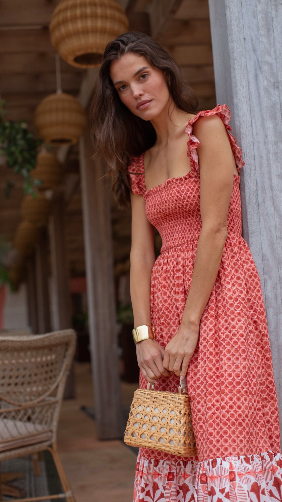 Sasco Dress - Pink Porto