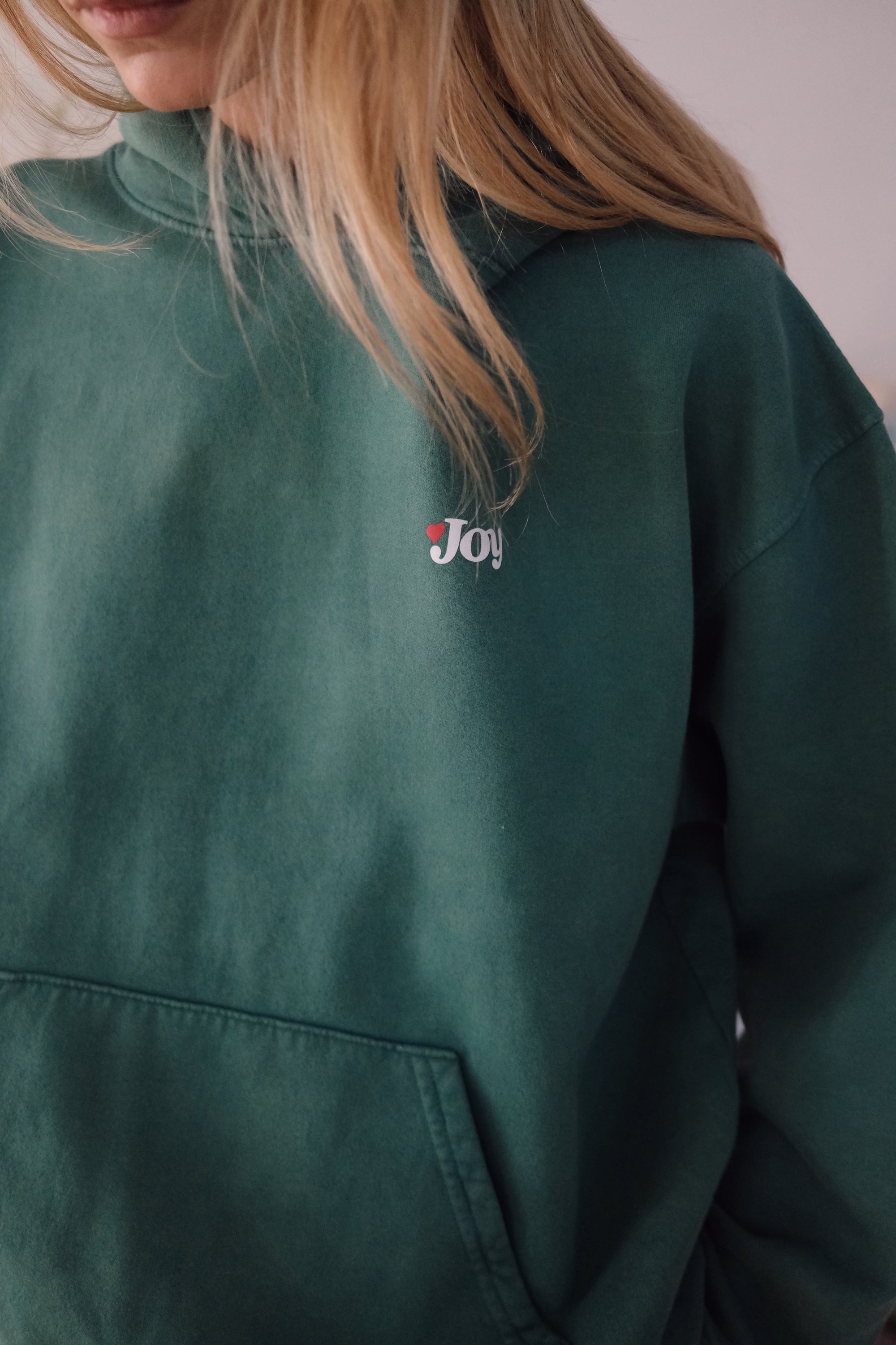 Vintage Fleece Hoodie - Joy