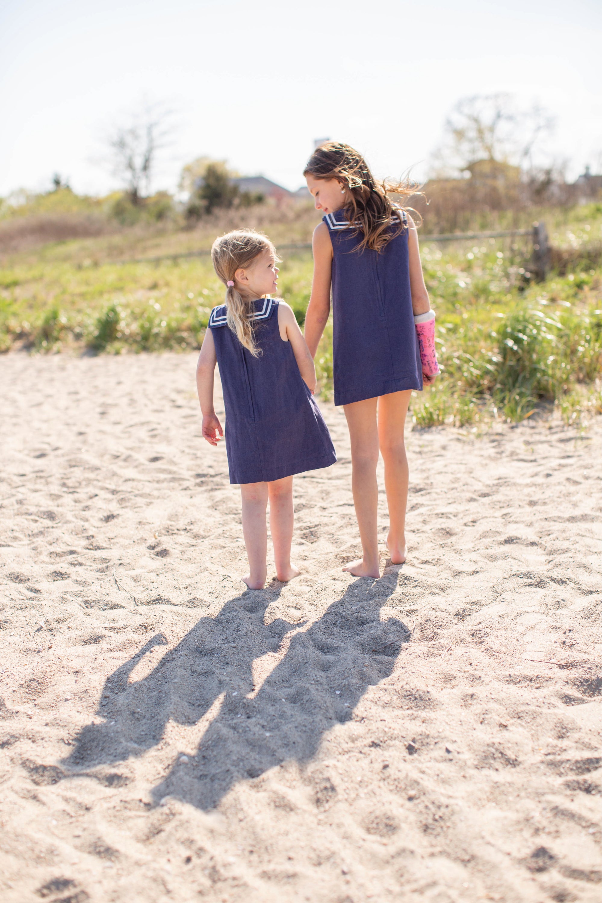 girl beach dress Strasburg Children White Beach Dress