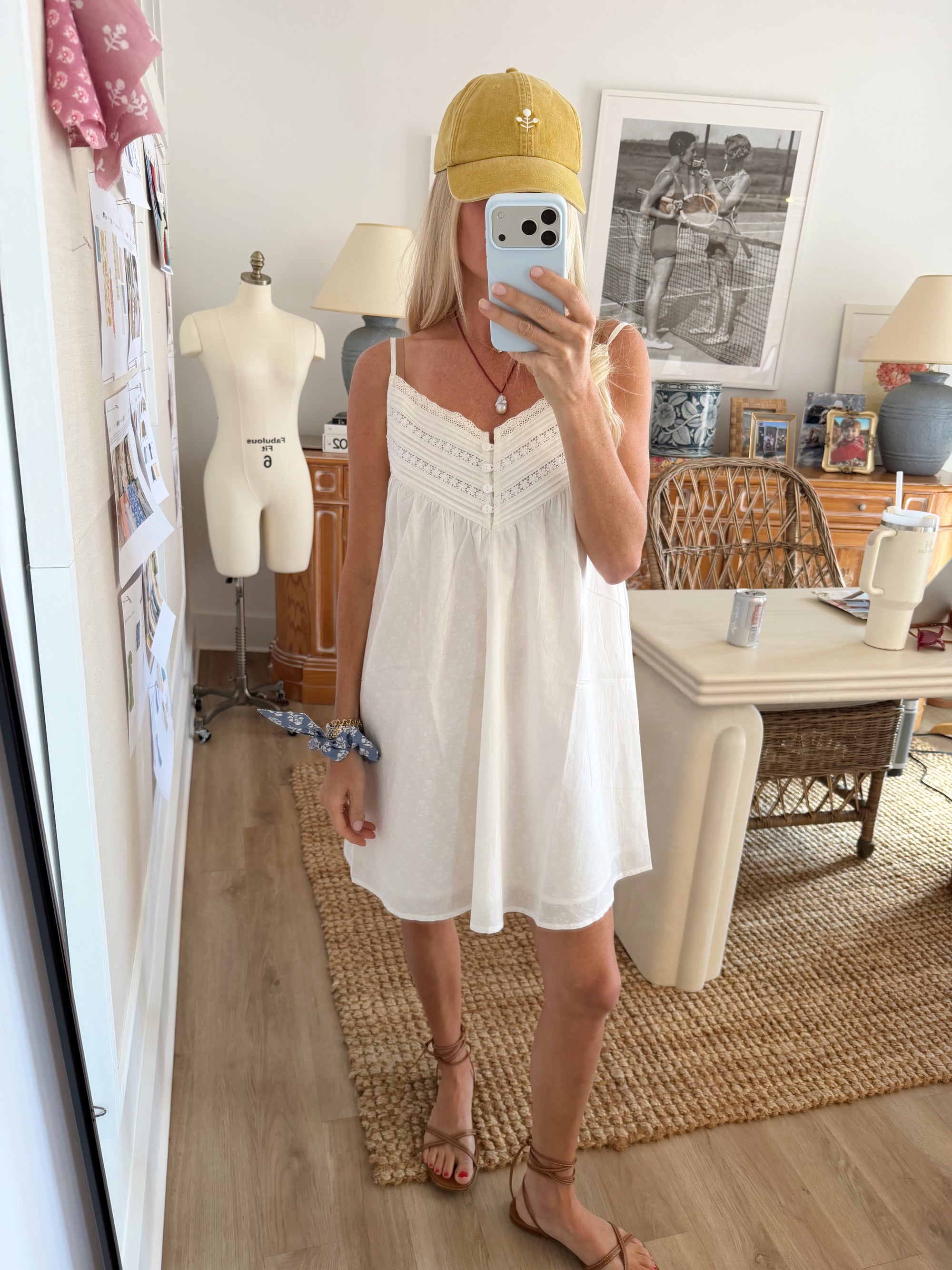 dandelion mini dress white STAUD, Mini Wells Dress in Dandelion White, Size 10