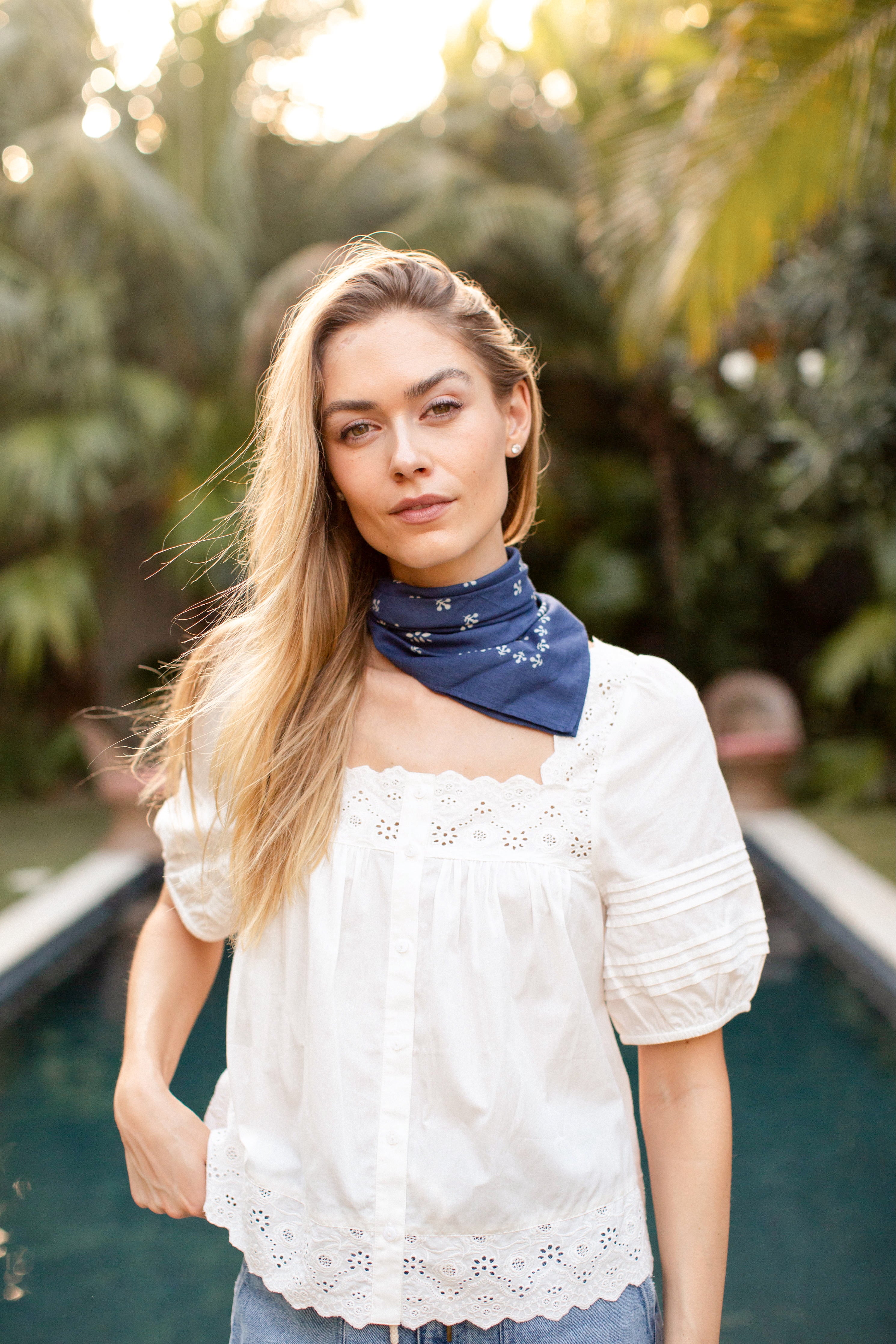 Liza Top - Shell Schiffli – Marea by Liz Joy