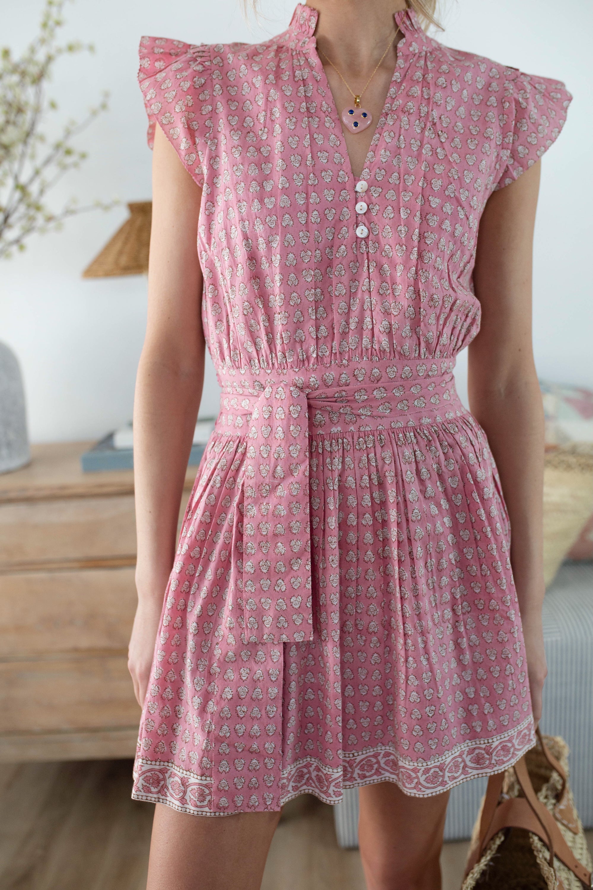 Liz Dress - Lavender Thistle