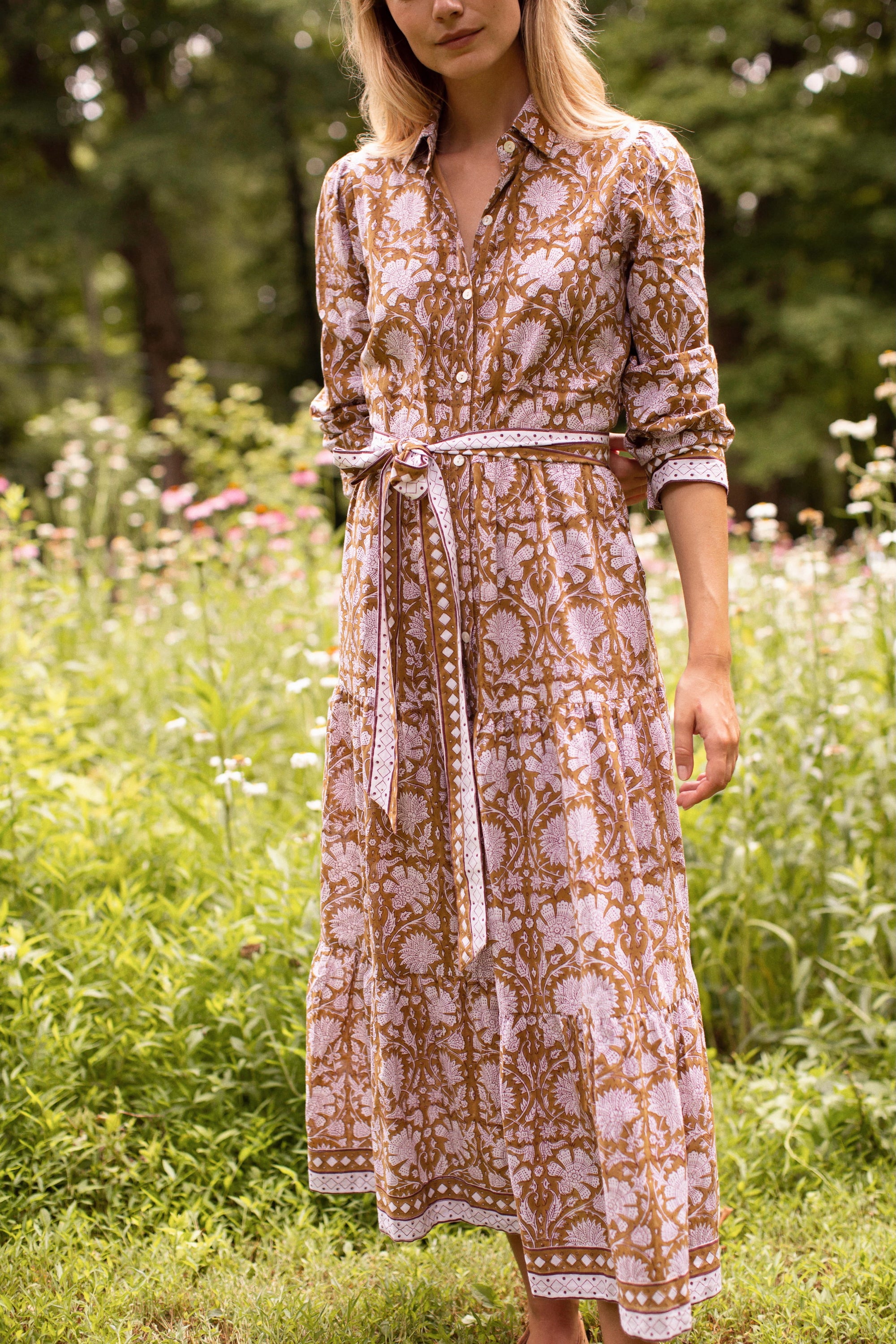 Flounce Shirt Dress - Tinsel Lorient
