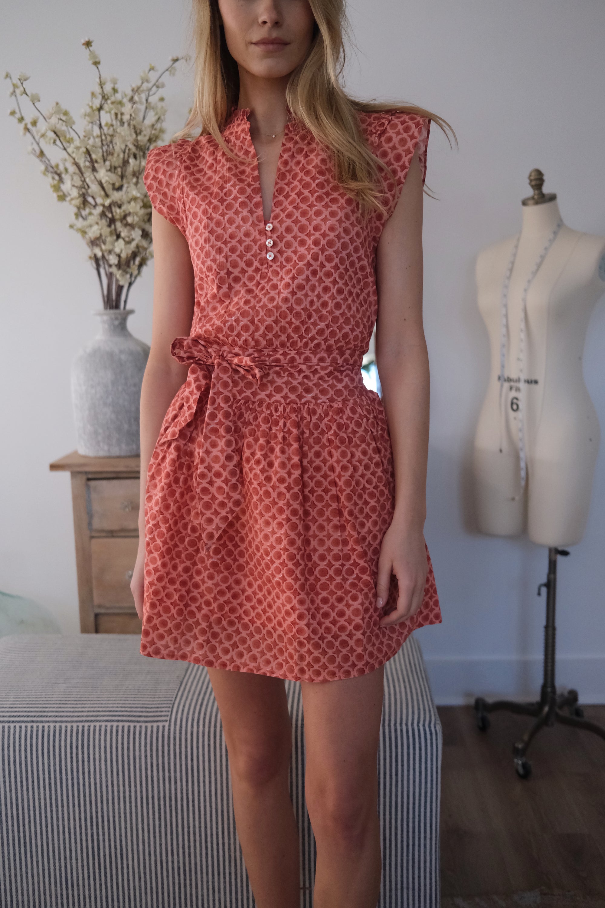 Liz Dress - Pink Porto