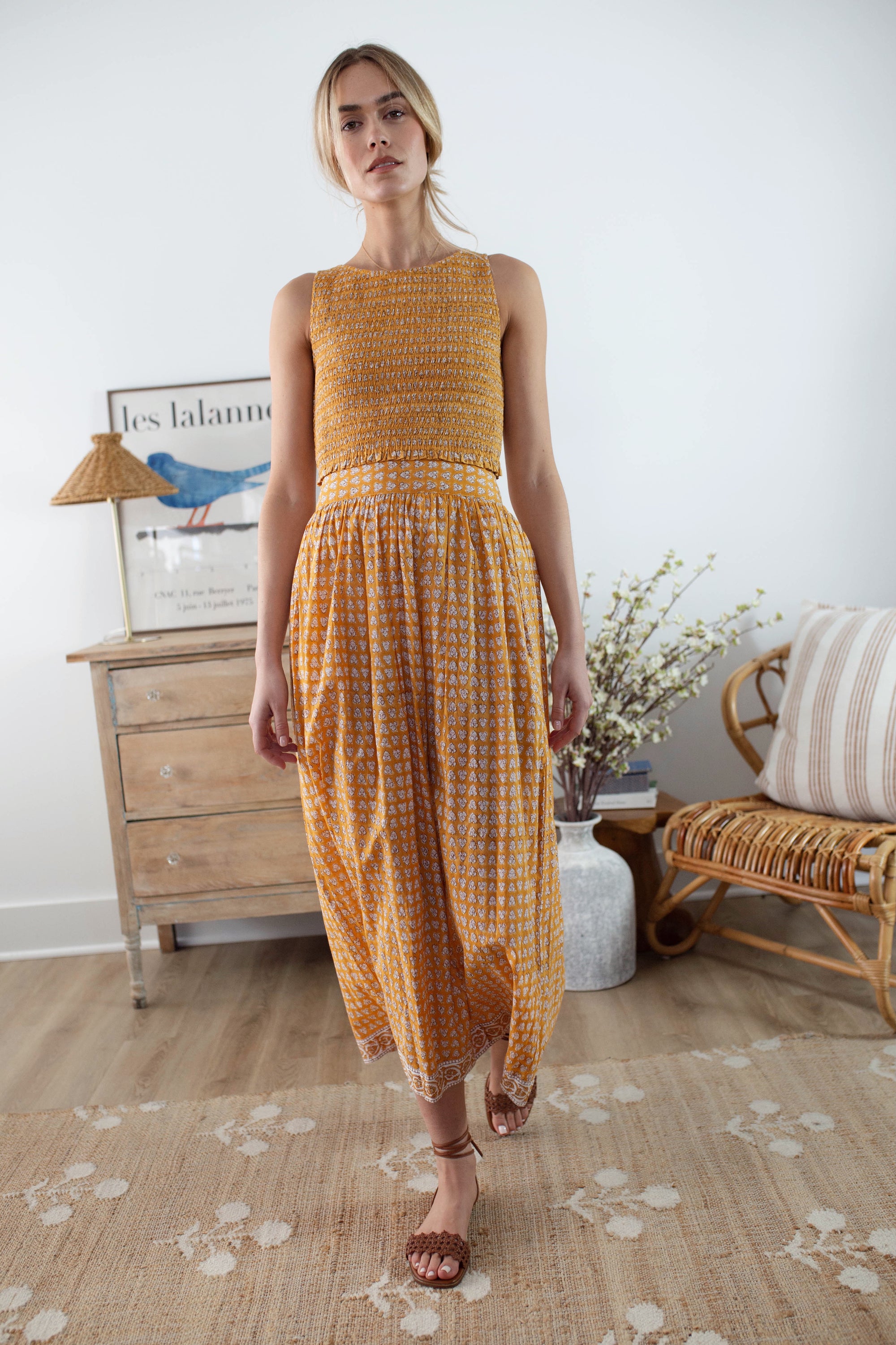 Charlotte Skirt - Marigold Thistle