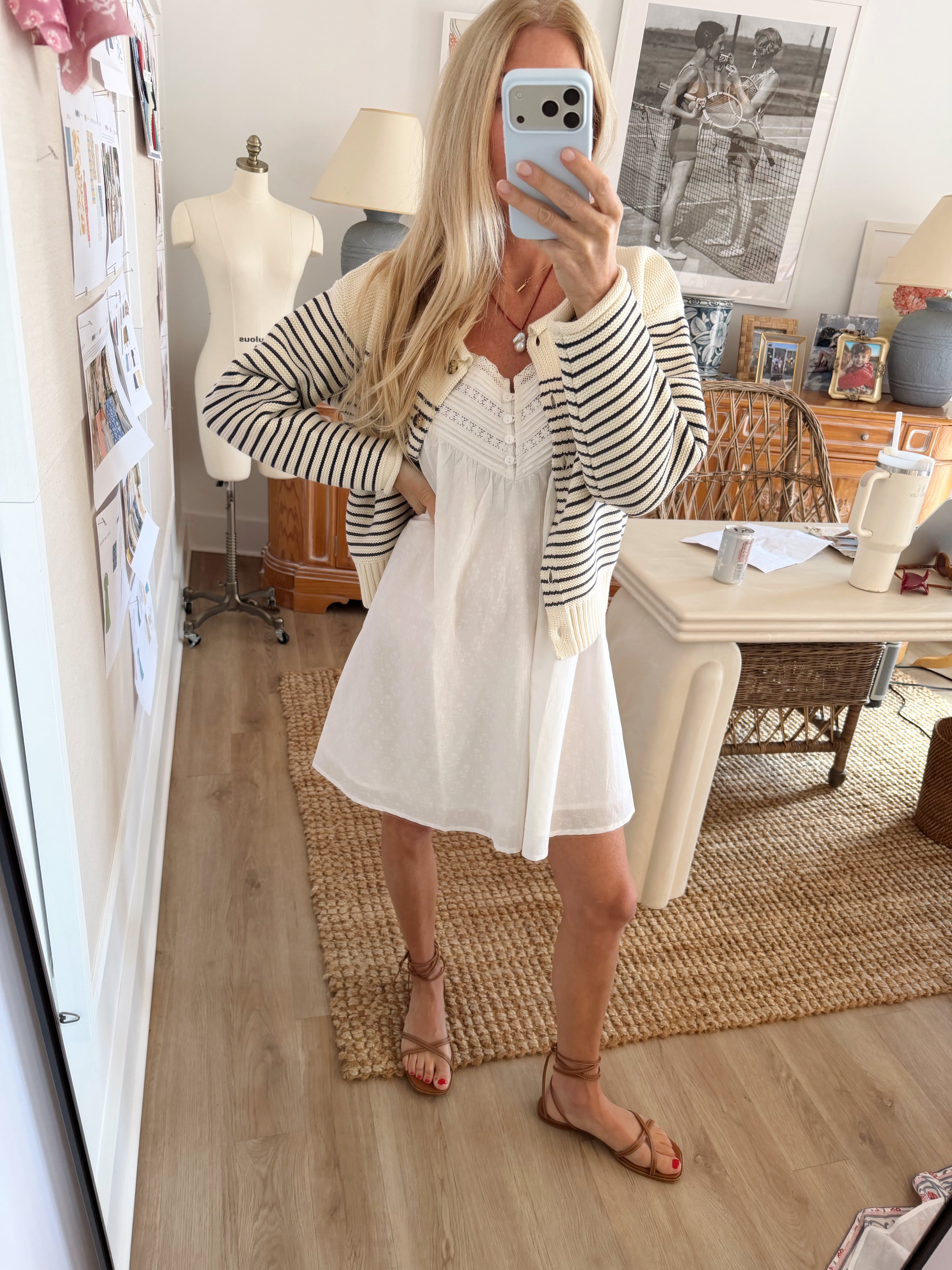 Elodie Dress - Ivory Mini Dandelion – Marea by Liz Joy