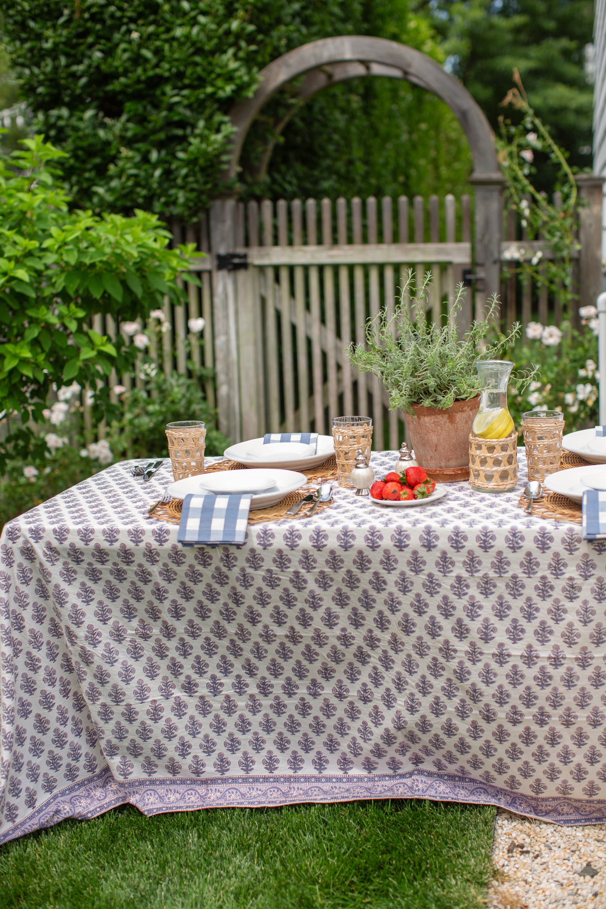 Tablecloth - Blue Primrose
