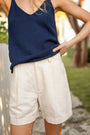Maisie Trouser Shorts - Ivory