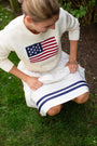 Marea Flag Sweater - Ivory