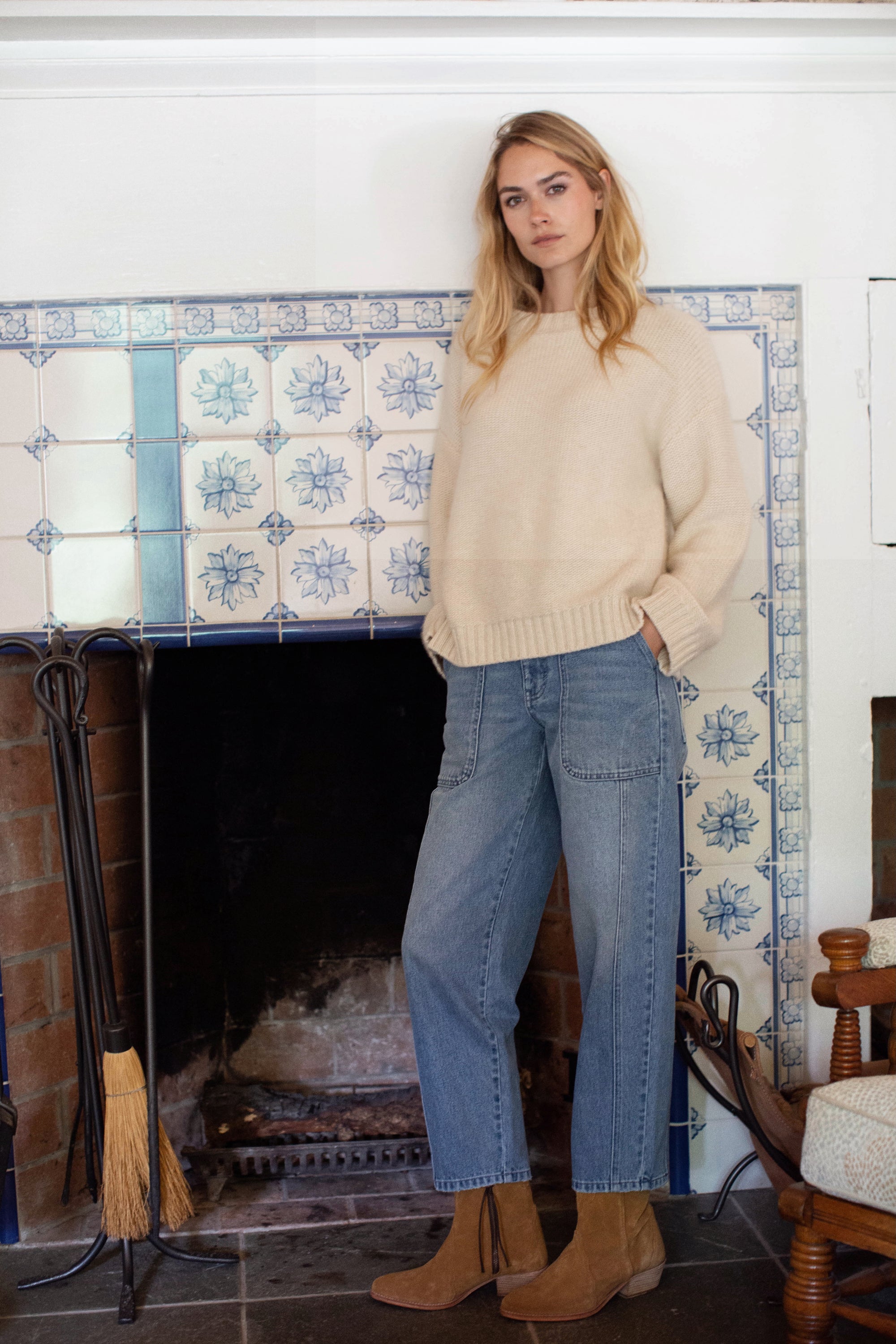 Winter Beach Sweater - Ivory