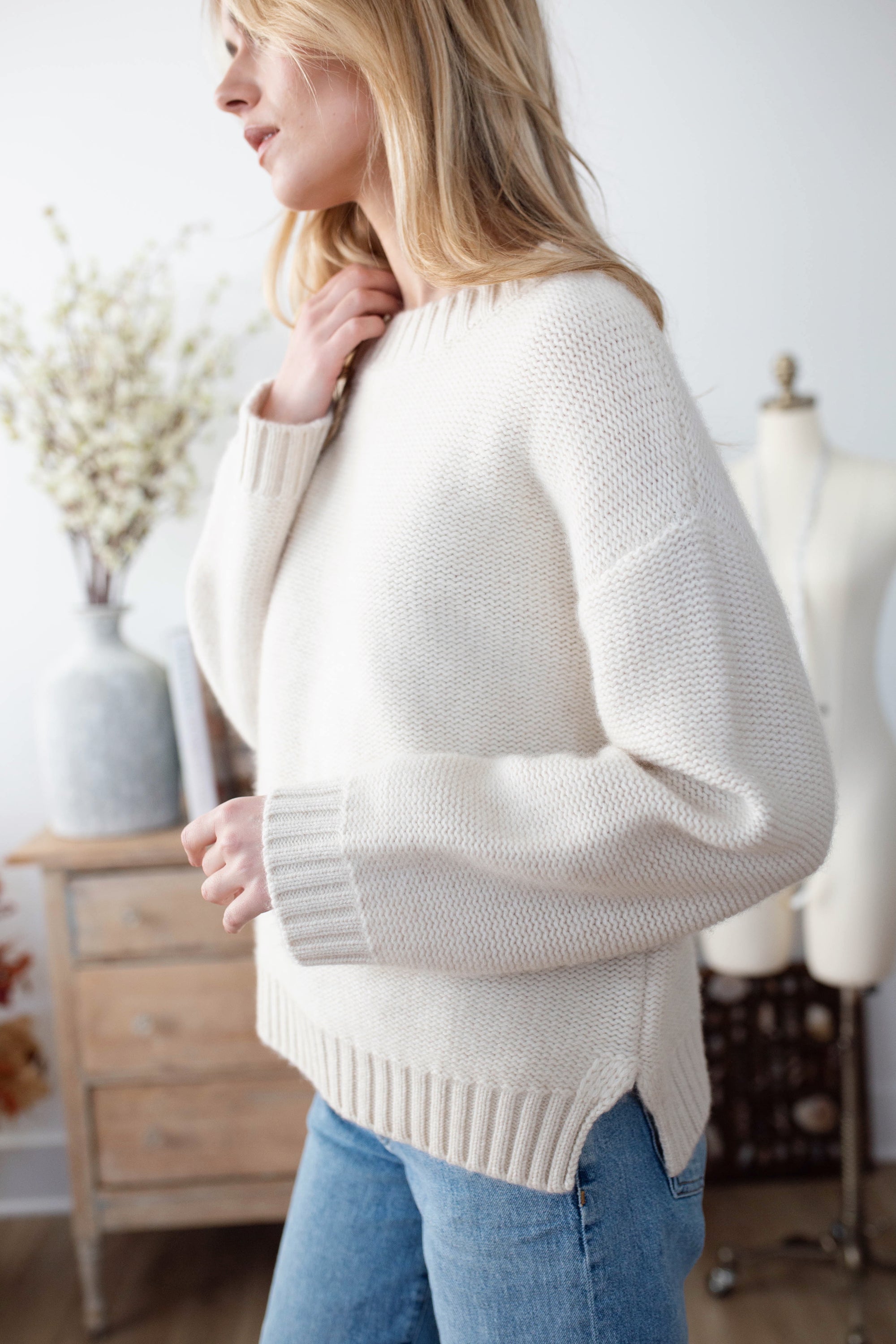 Winter Beach Sweater - Ivory
