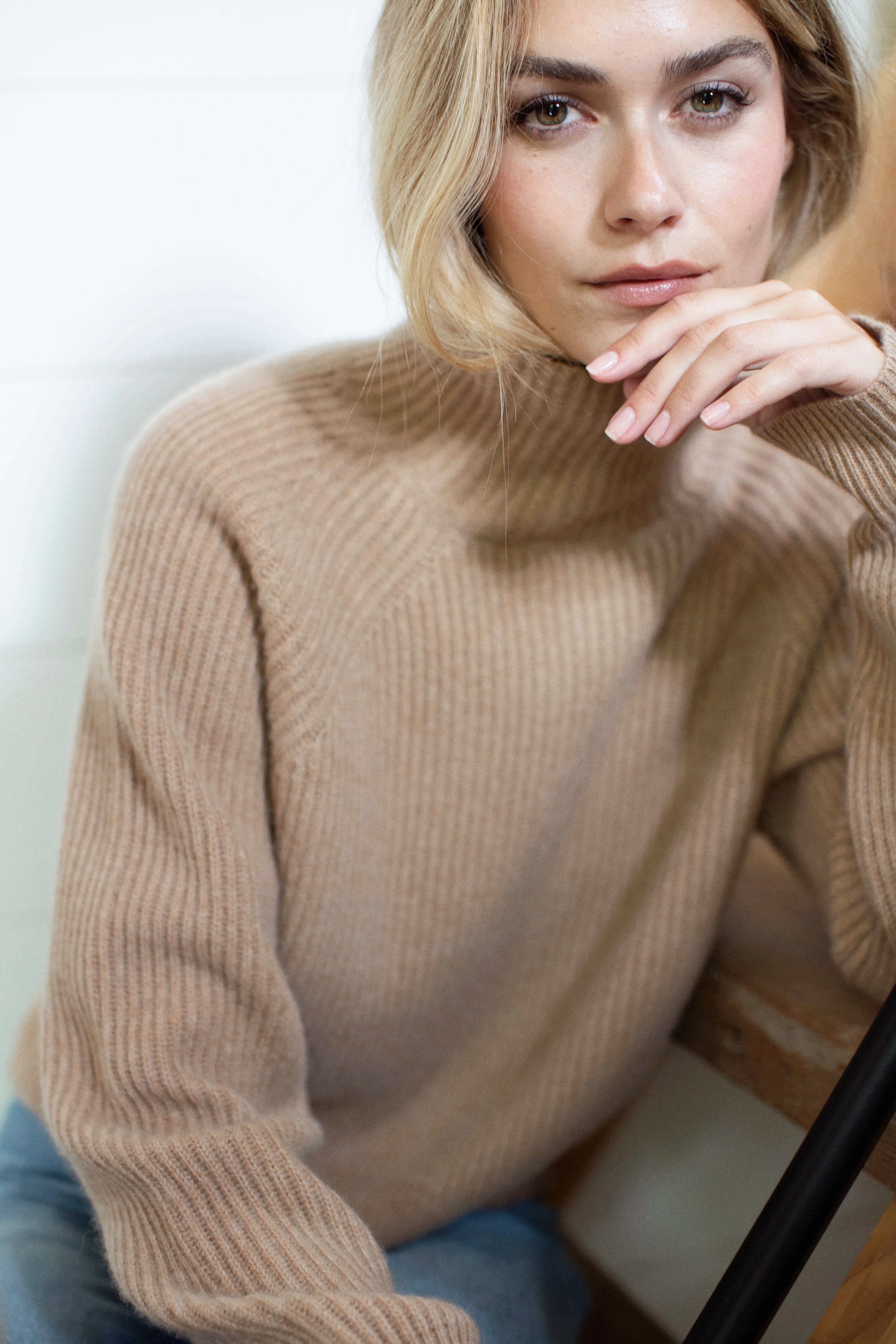 Sienna Sweater - Camel Heather