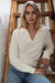 Mini Cable Polo Sweater - Ivory