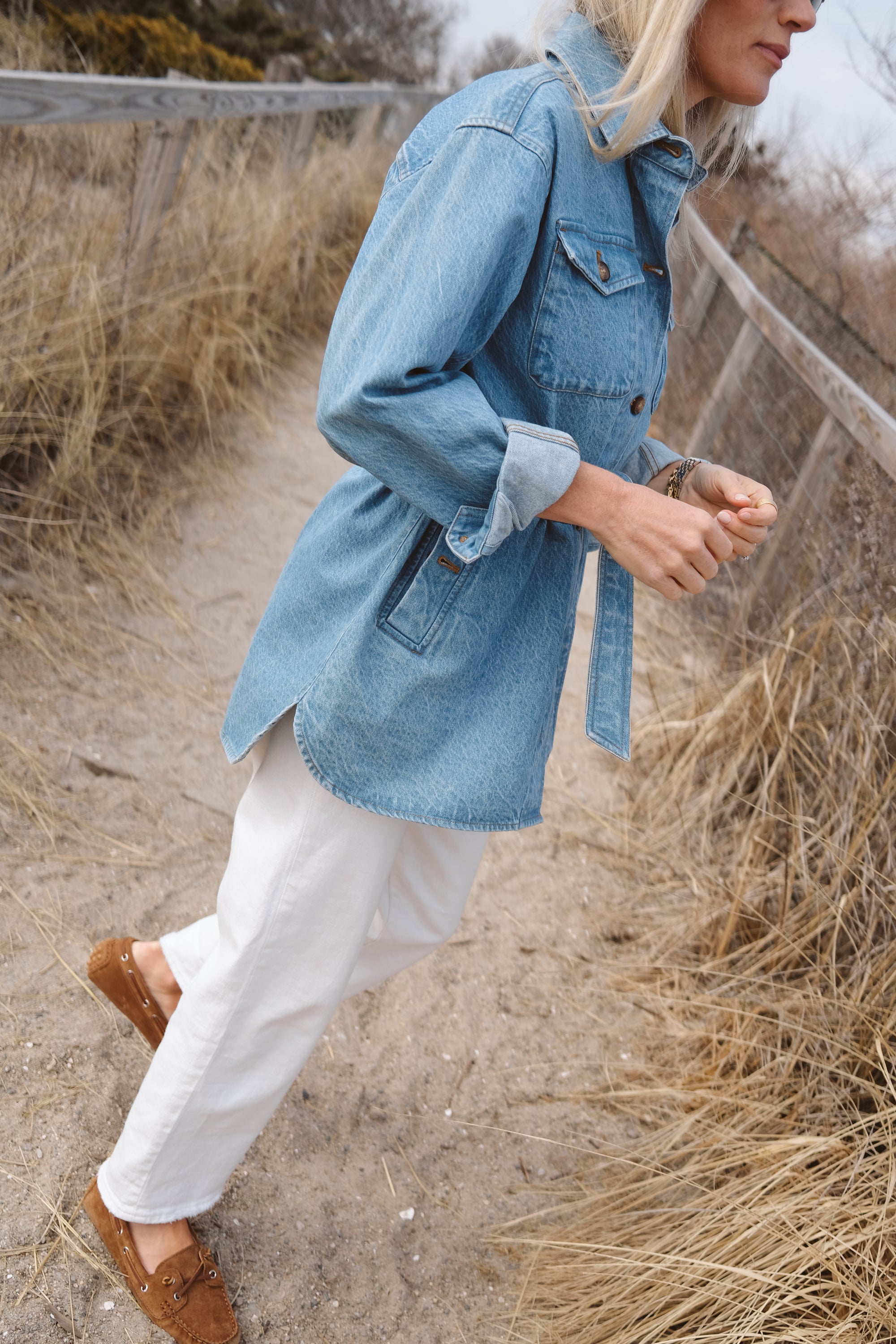 Denim Utility Jacket - Vintage Wash