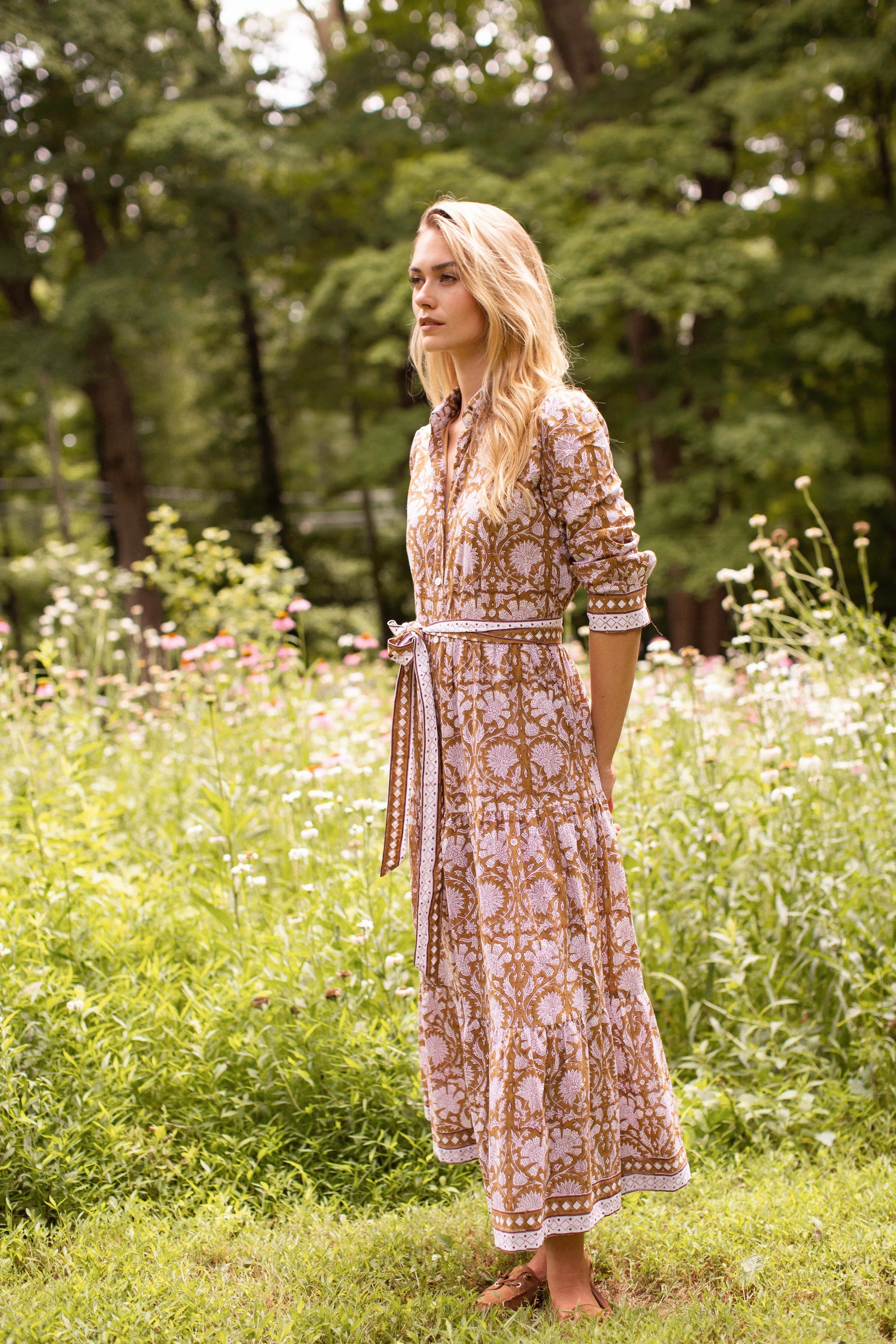 Flounce Shirt Dress - Tinsel Lorient