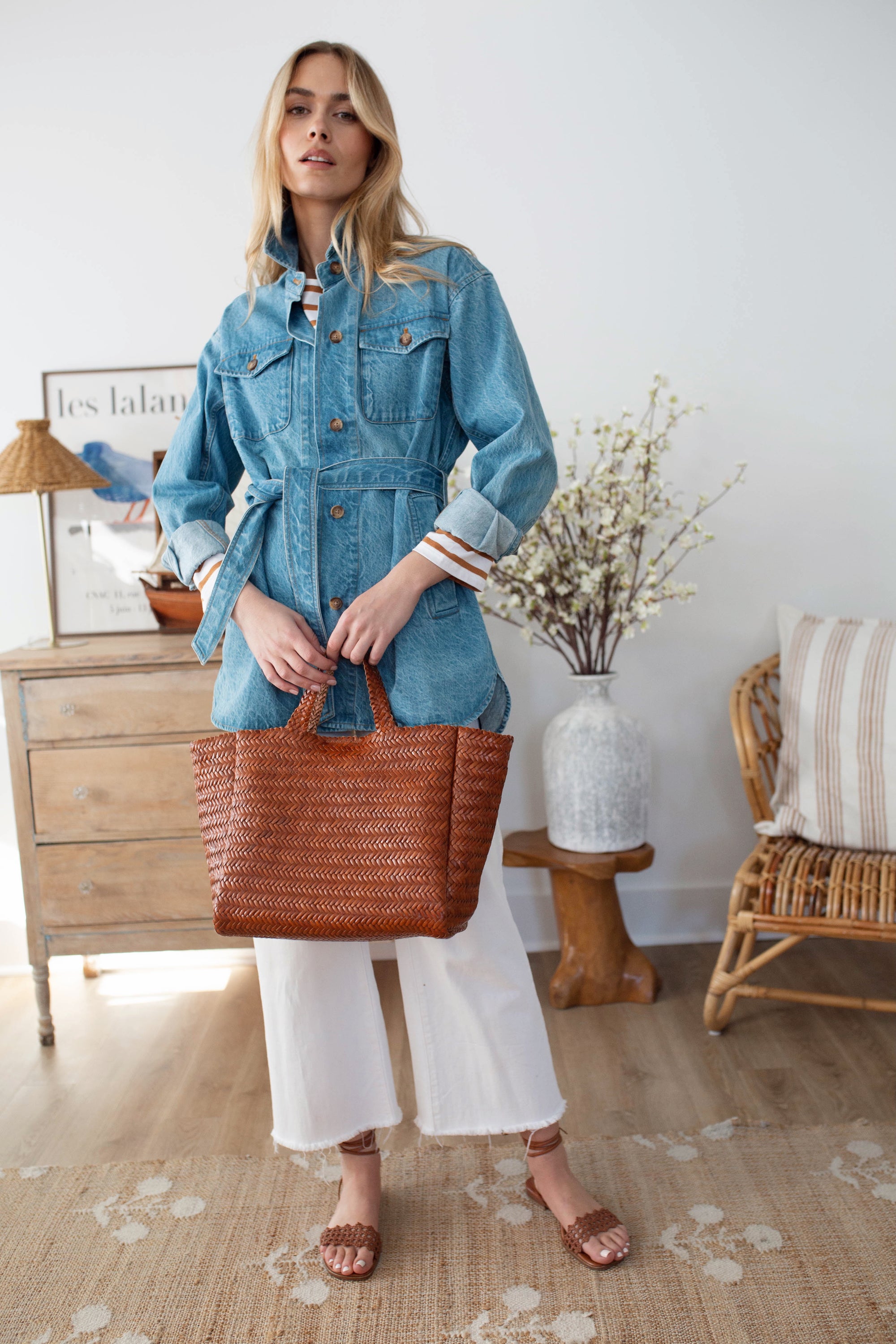 Denim Utility Jacket - Vintage Wash