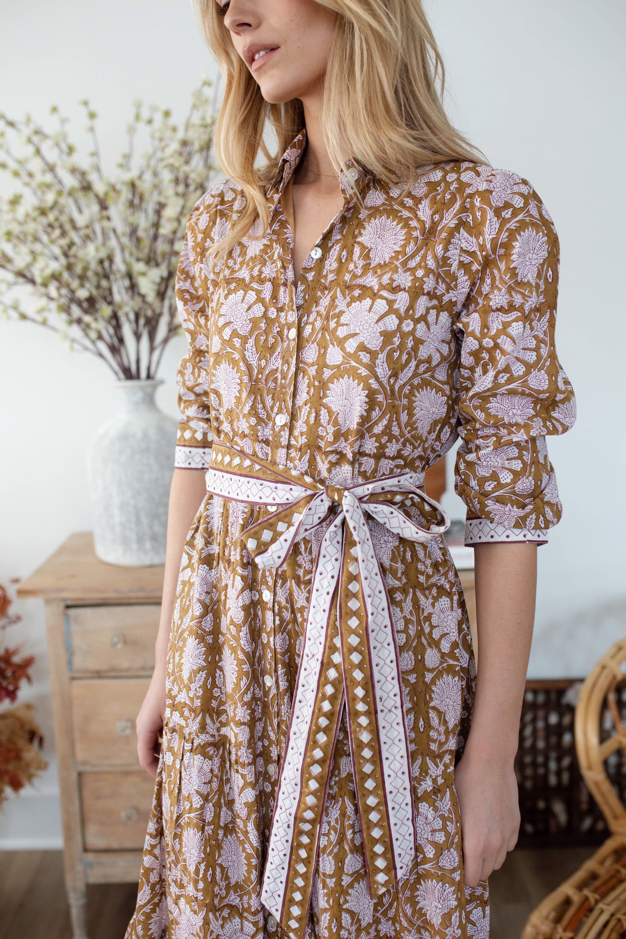 Flounce Shirt Dress - Tinsel Lorient