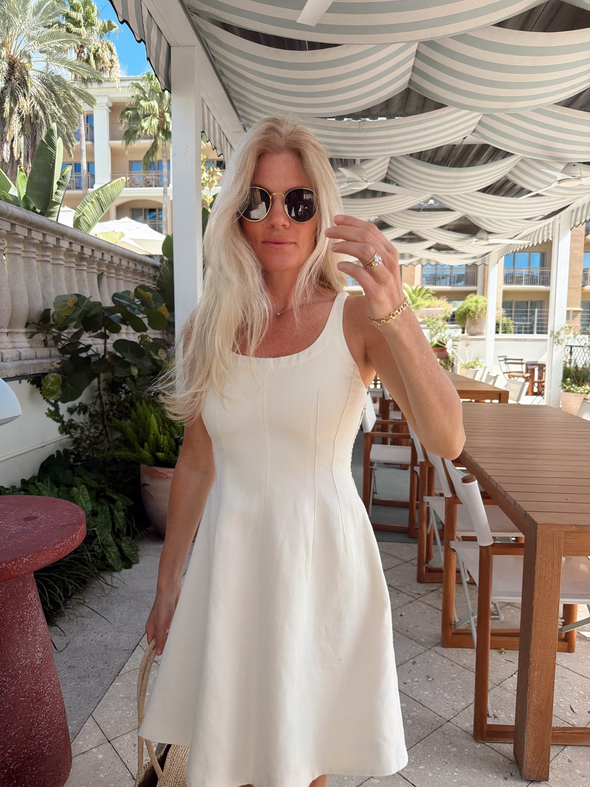 Genevieve Dress - Ivory Marea by Liz Joy Genevieve Dress - Ivory Marea by Liz Joy