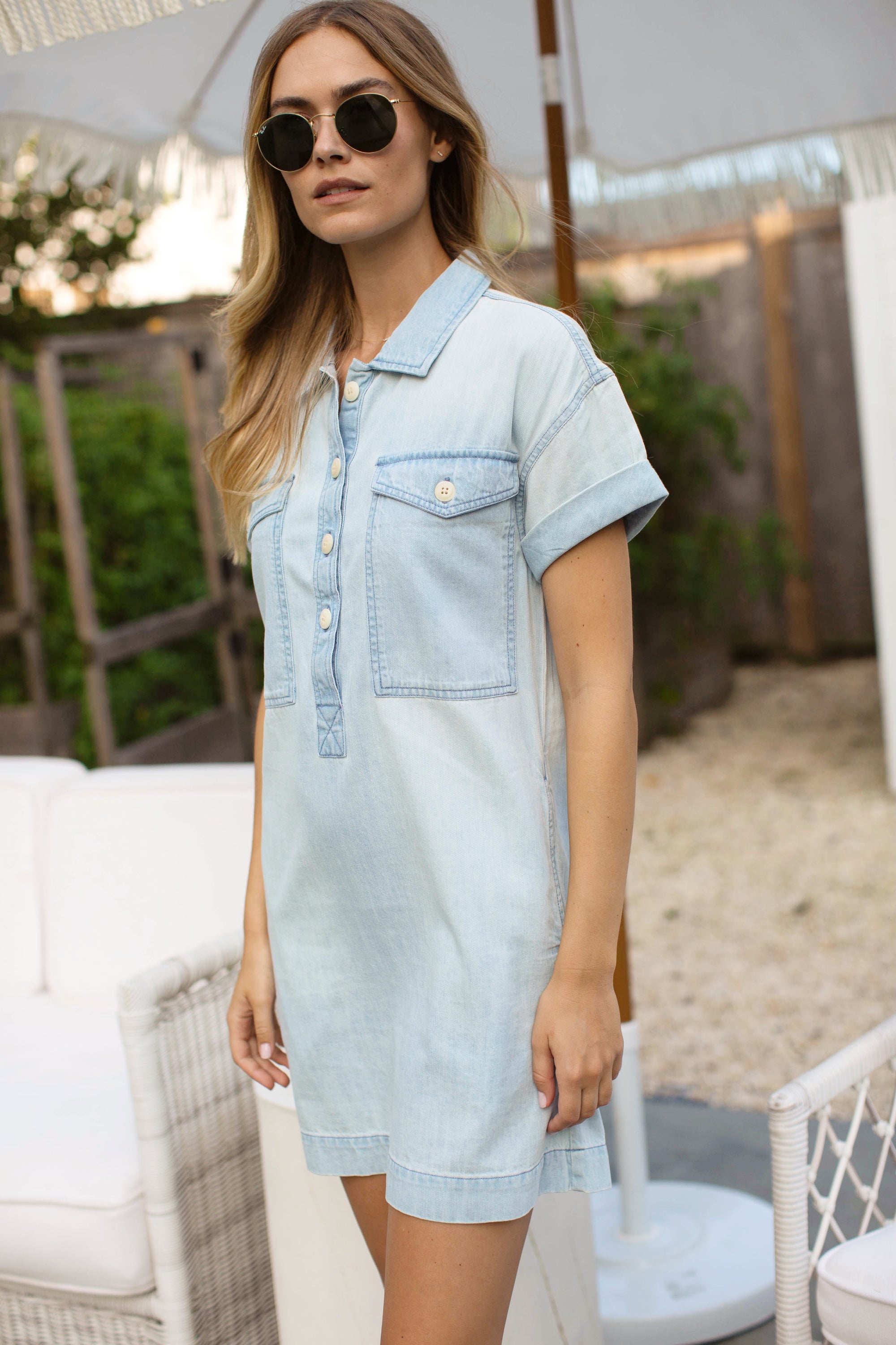 Denim Utility Dress Denim Utility Dress