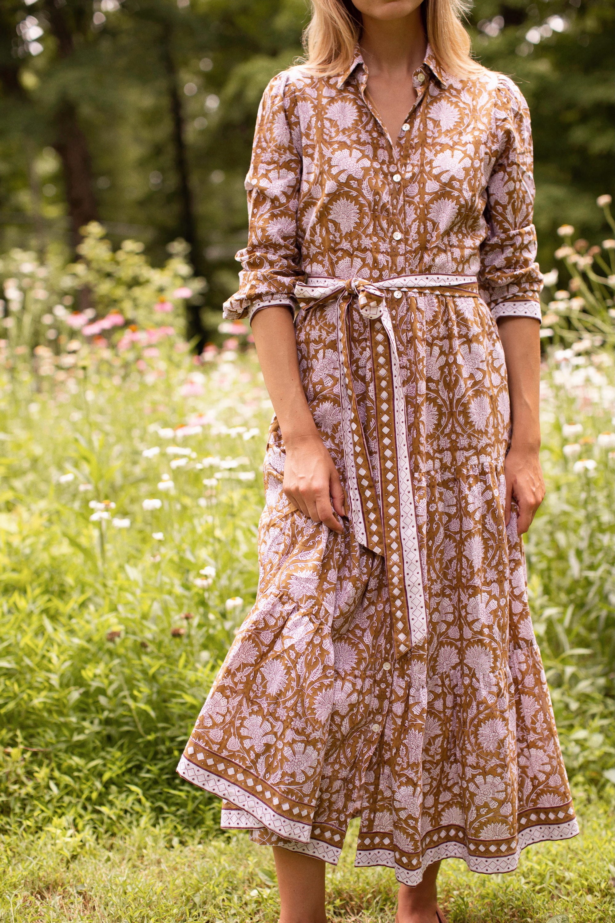 Flounce Shirt Dress - Tinsel Lorient