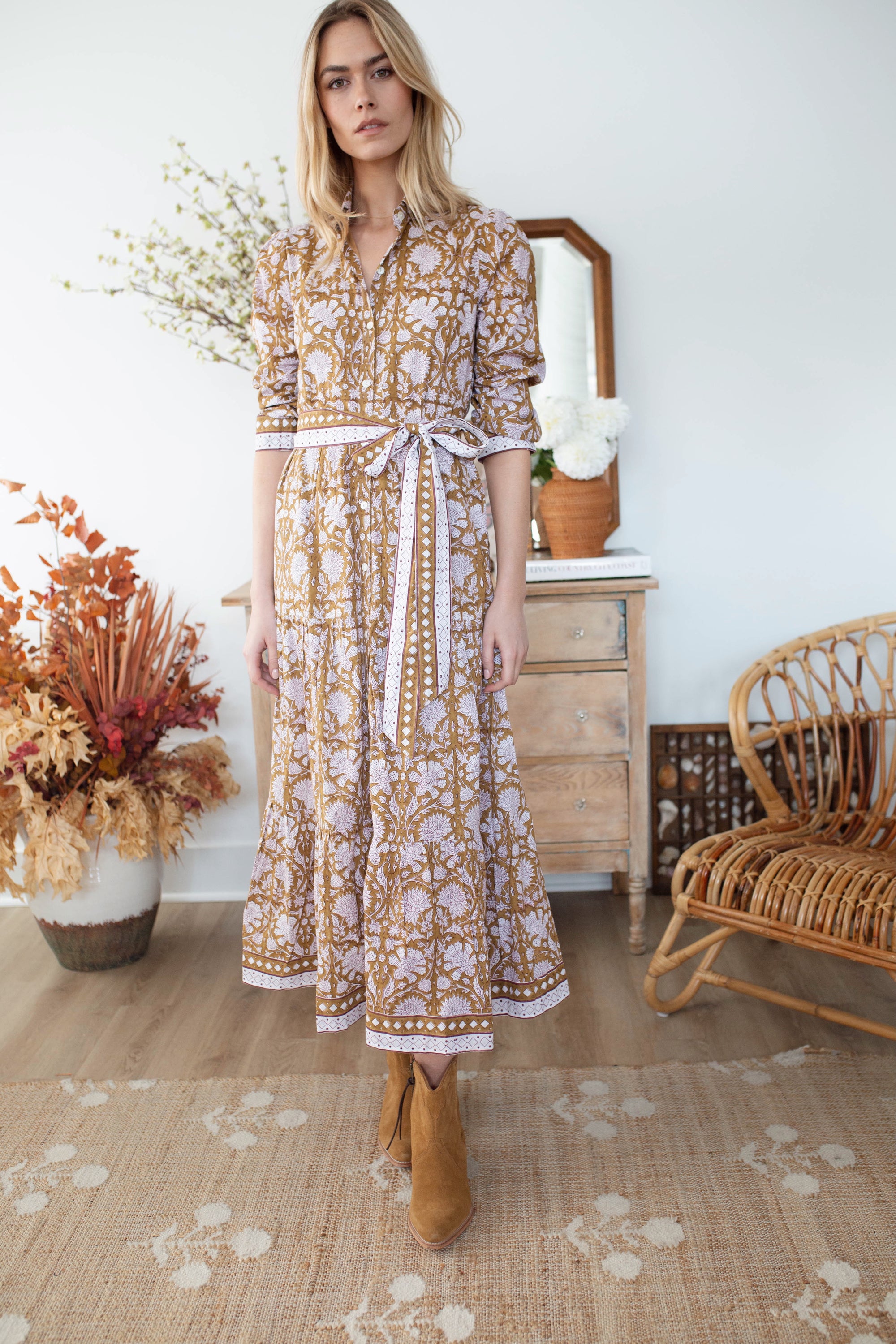 Flounce Shirt Dress - Tinsel Lorient