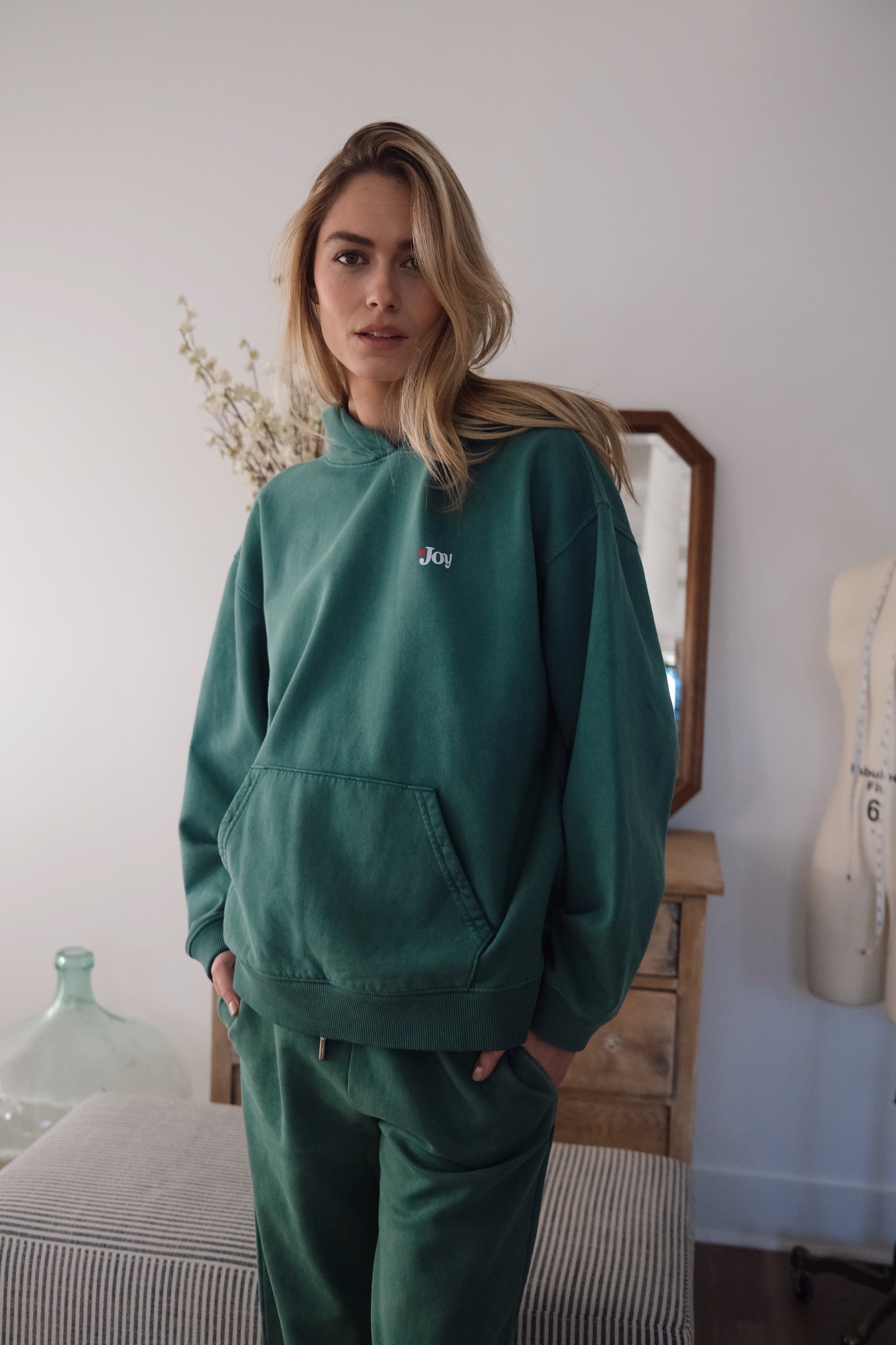 Vintage Fleece Hoodie - Joy