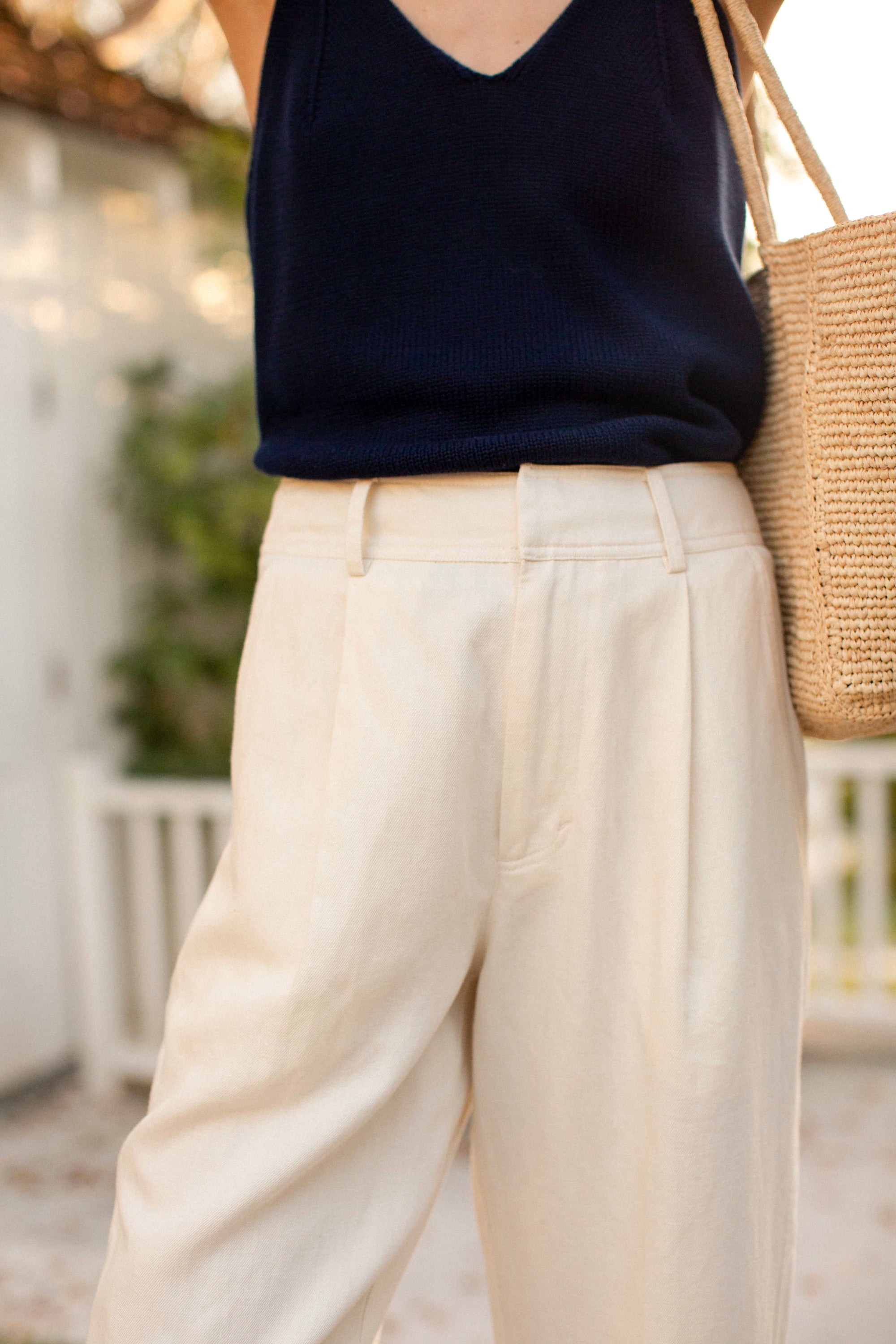 Gemma Trouser - Ivory