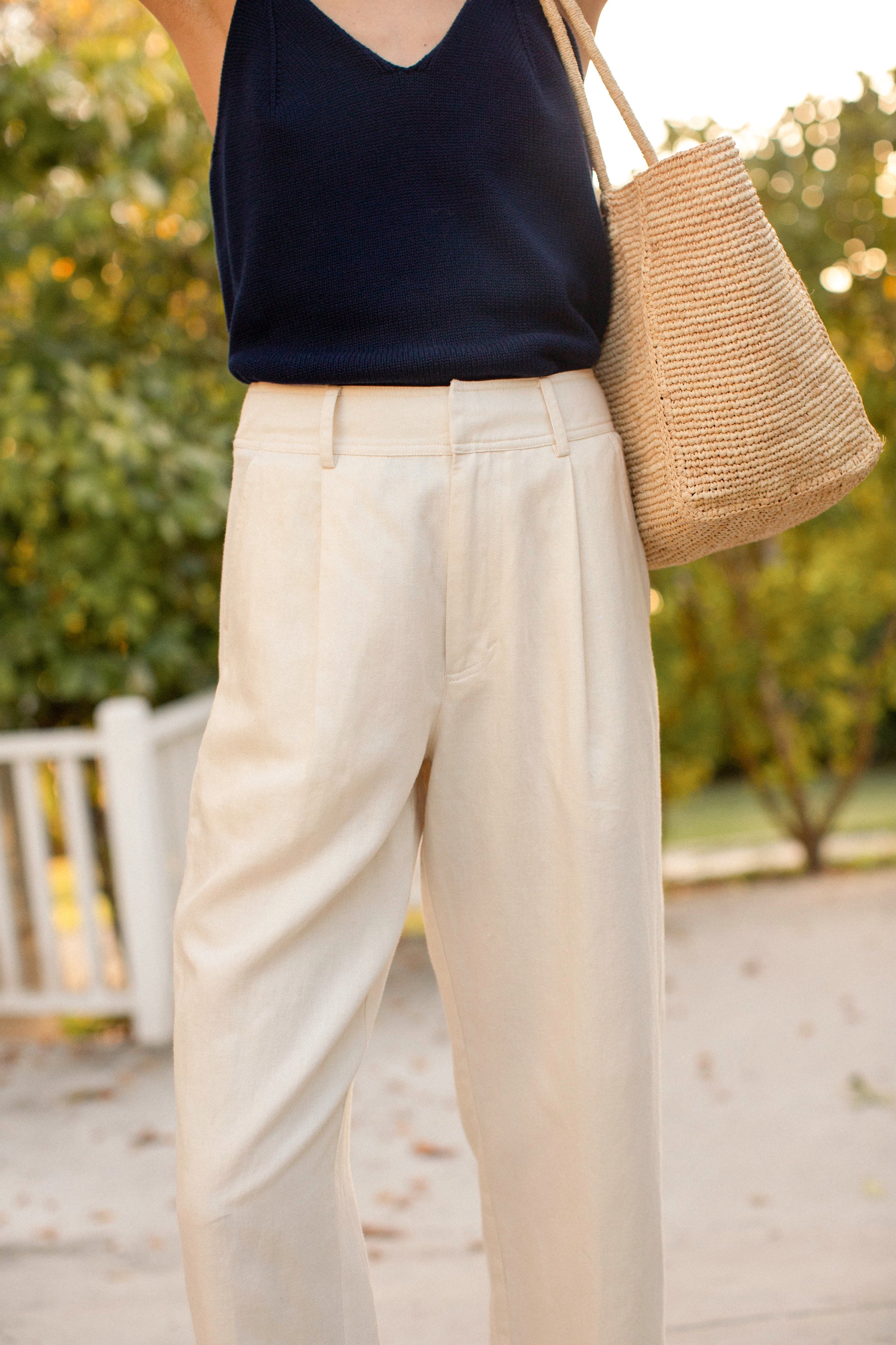 Gemma Trouser - Ivory