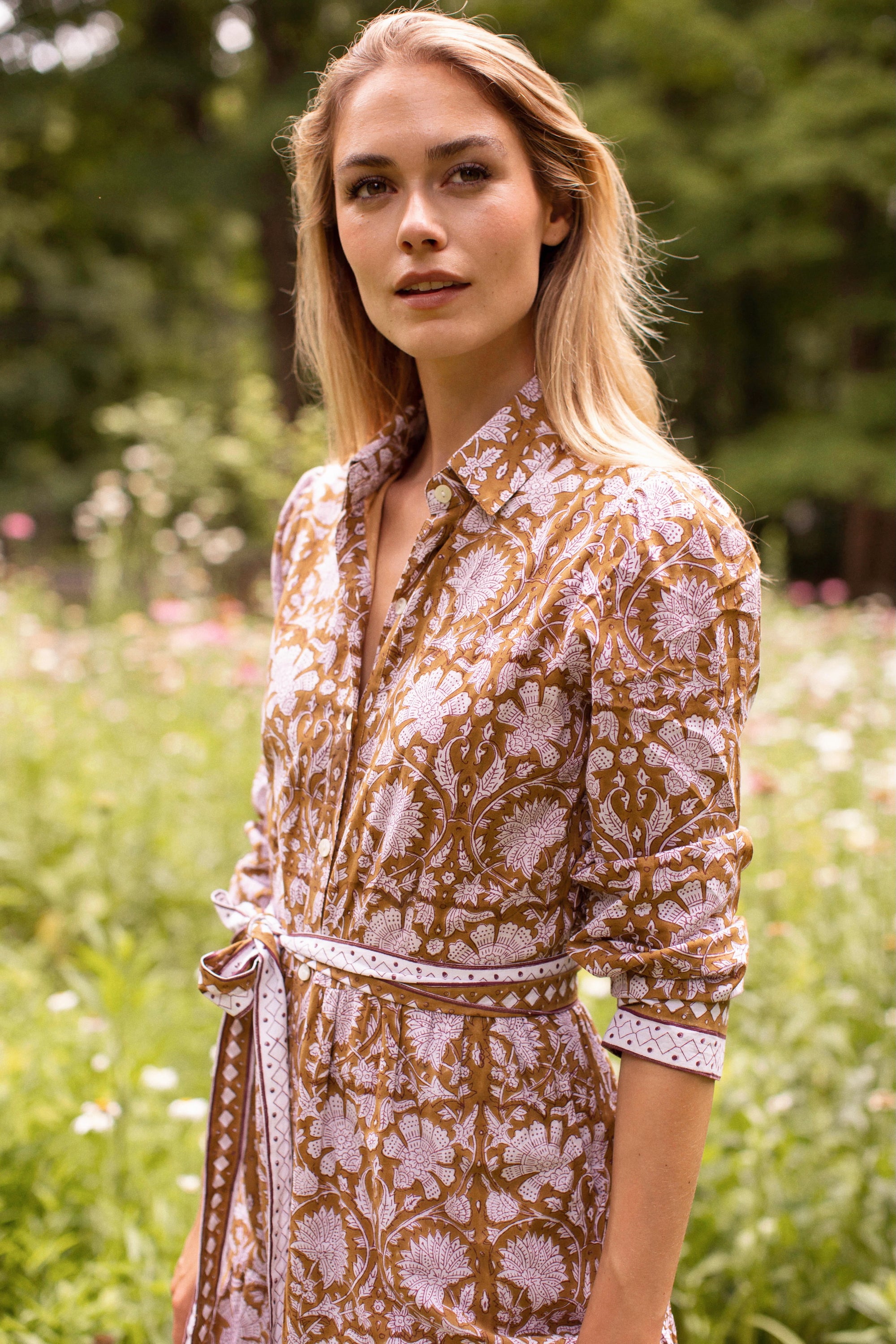 Flounce Shirt Dress - Tinsel Lorient