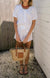 Everly Top - White Lattice Eyelet
