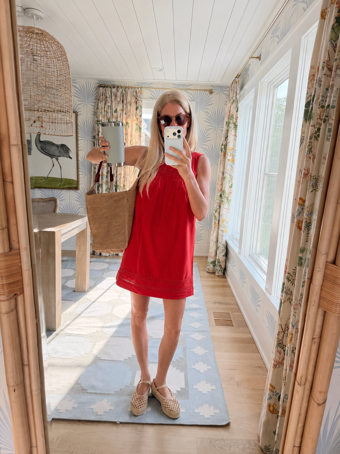 shift red dress Emerson Shift Dress