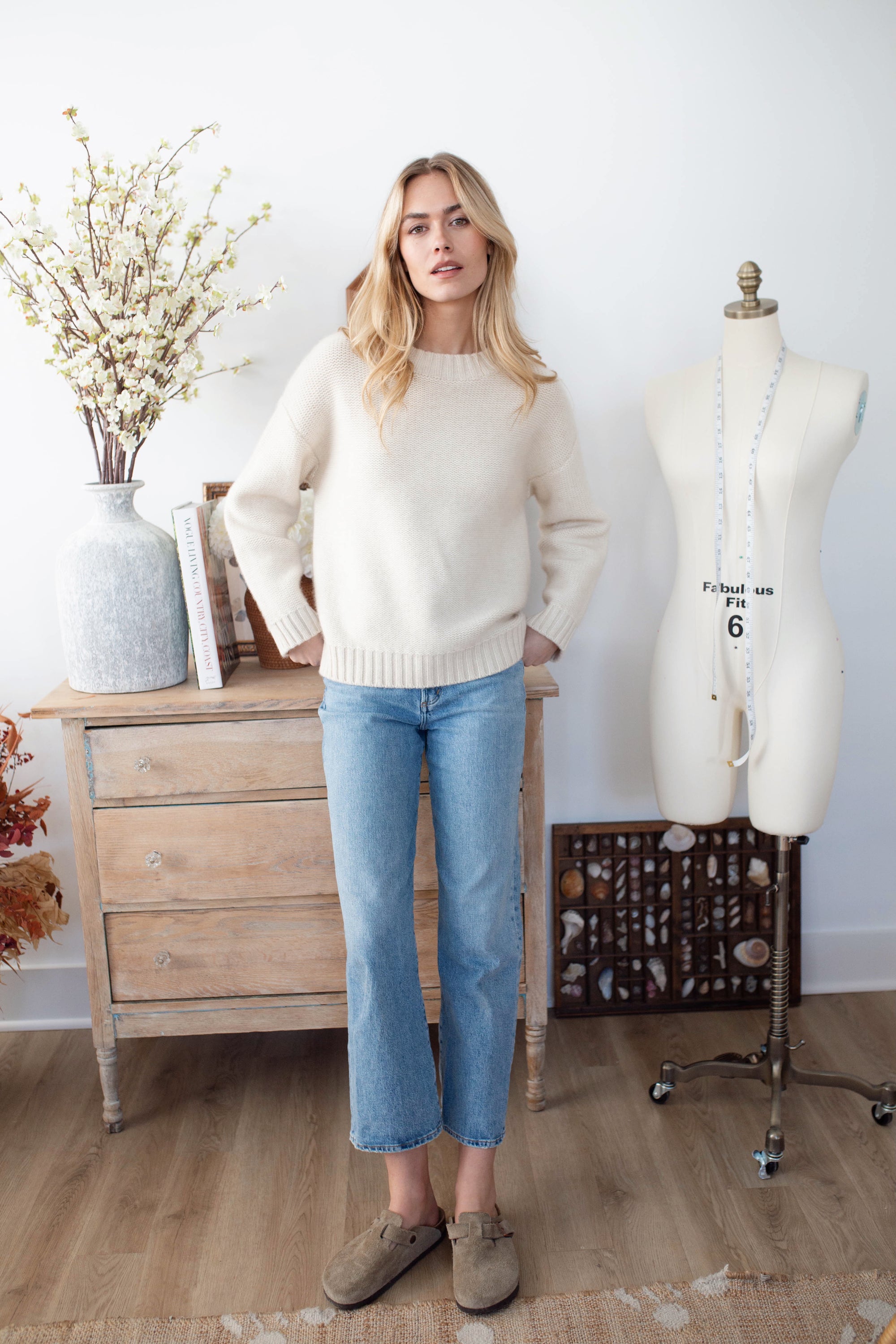 Winter Beach Sweater - Ivory