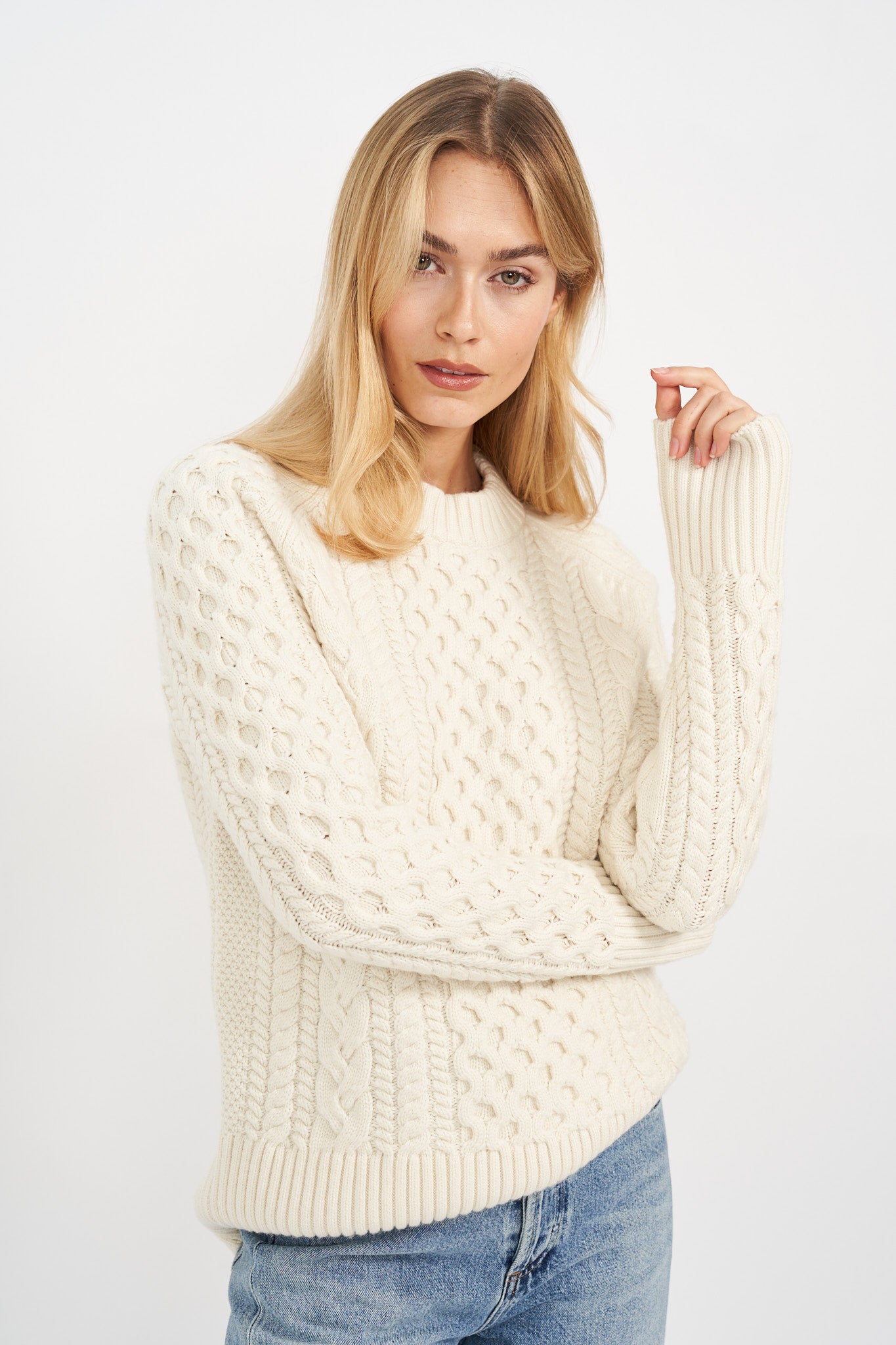 Fisherman Sweater - Ivory