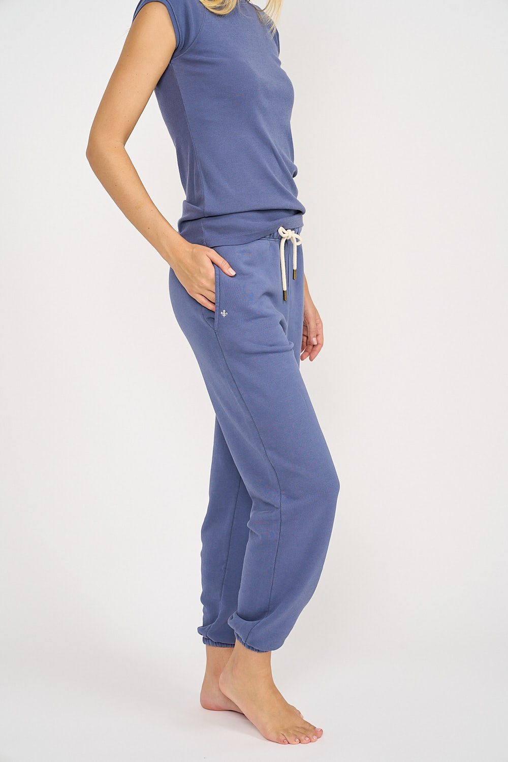Vintage Terry Jogger - Blue Indigo
