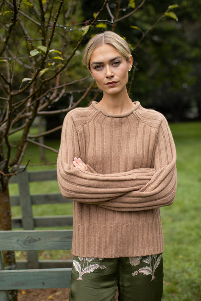Sienna Rollneck Sweater - Dune