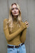 Layering Turtleneck - Chartreuse