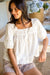 Liza Top - Shell Schiffli
