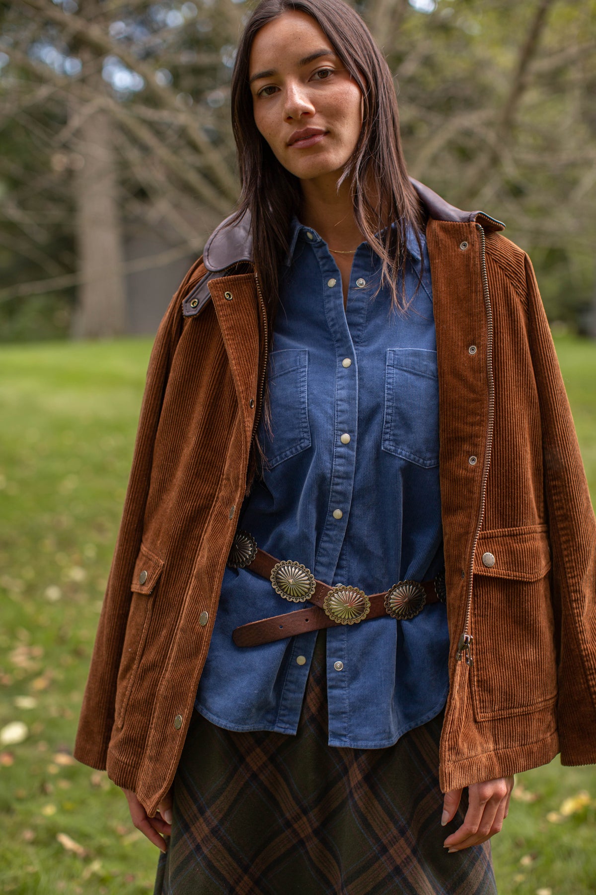 Corduroy Barn Jacket - Chestnut