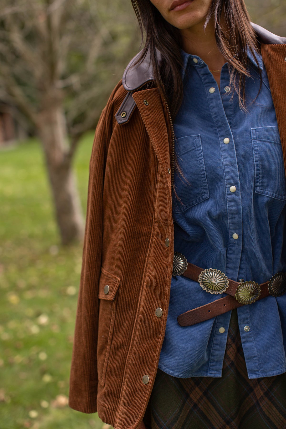 Corduroy Barn Jacket - Chestnut