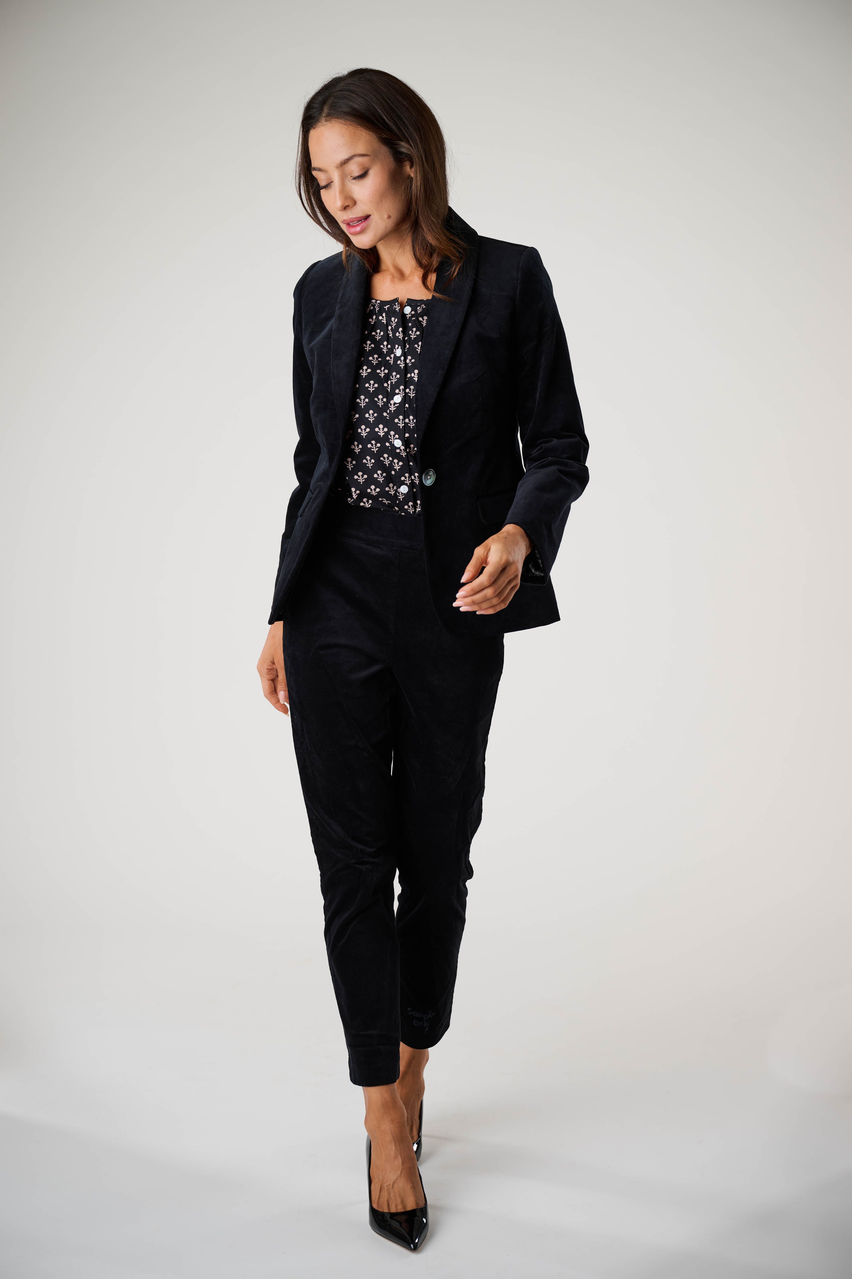 Velvet Pant - Black – Marea by Liz Joy