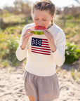 Kids Marea Flag Sweater - Ivory