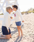 Kids Marea Flag Sweater - Ivory