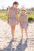 Girls Liz Dress - Mocha Mini Gingham