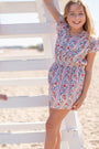 Girls Liz Dress - Vine Floral