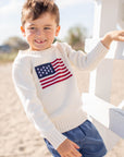 Kids Marea Flag Sweater - Ivory