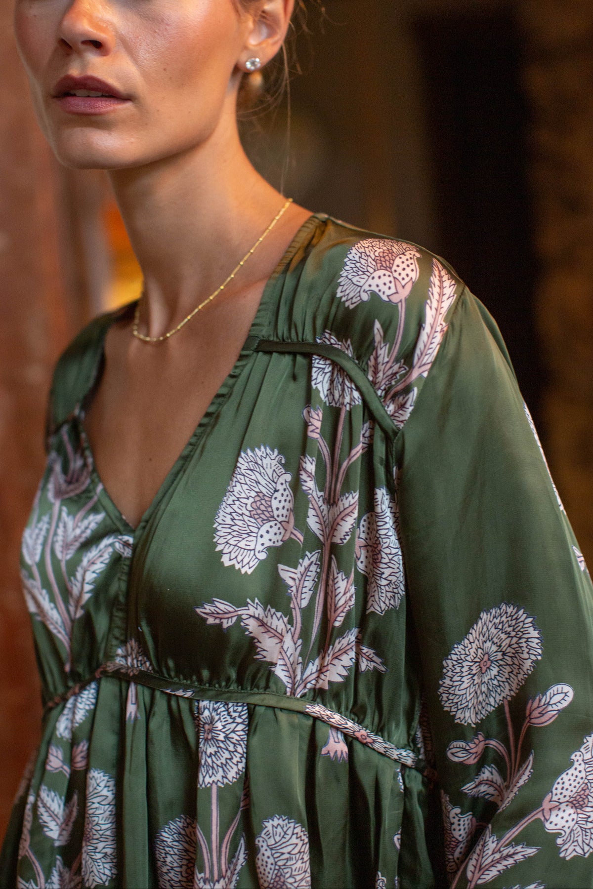 Nina Top - Olive Zinnia