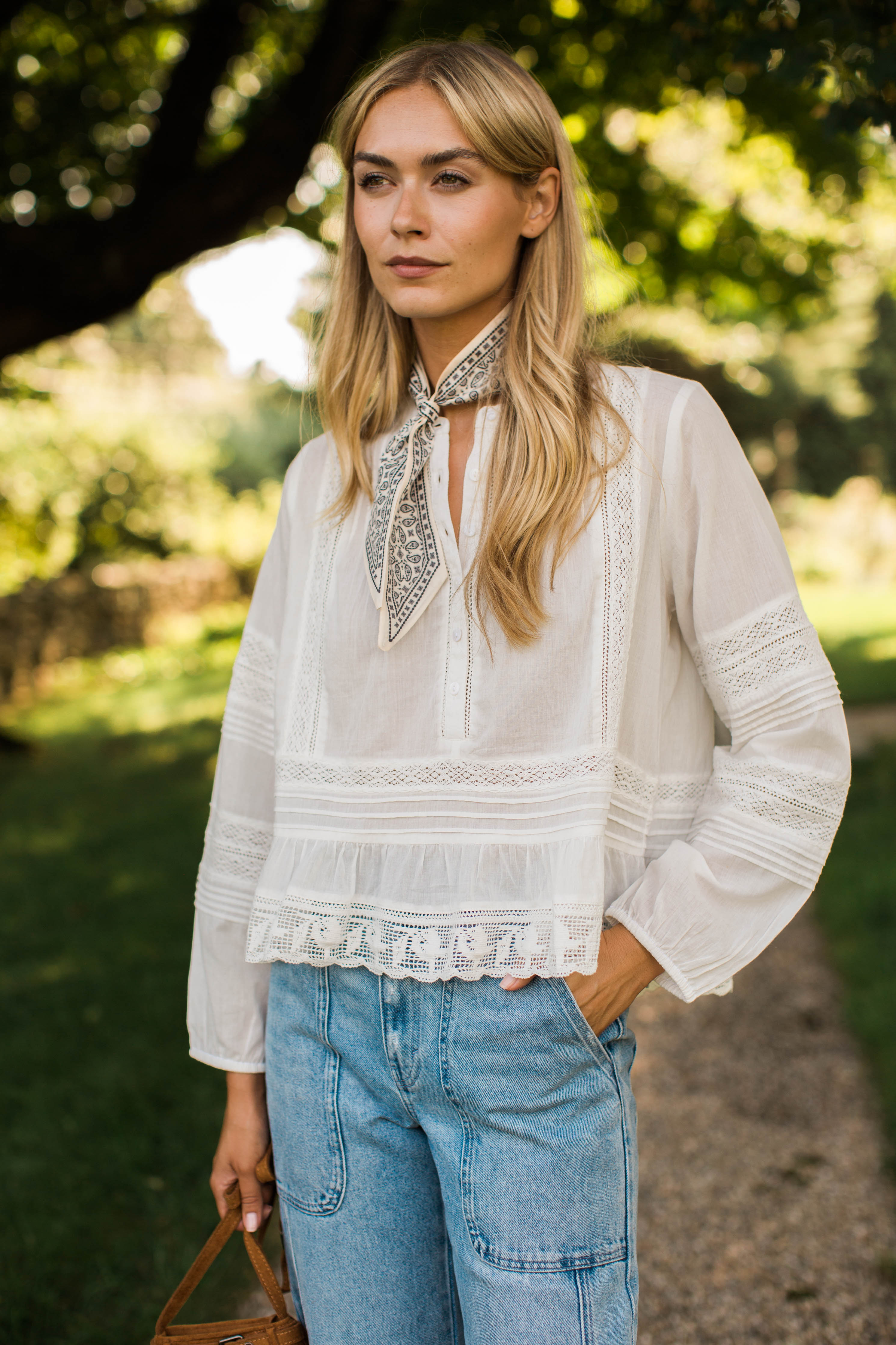Avery Cotton Lace Top - Ivory – Marea by Liz Joy