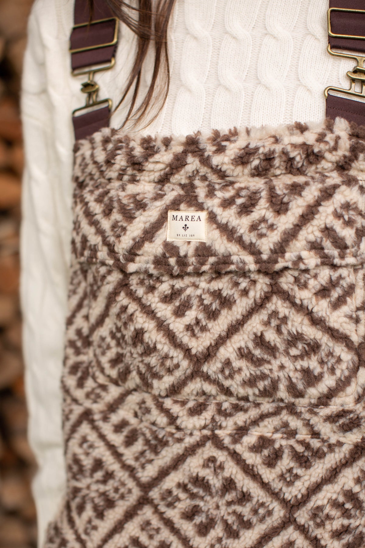 Scout Overalls - Brown Tile Jacquard
