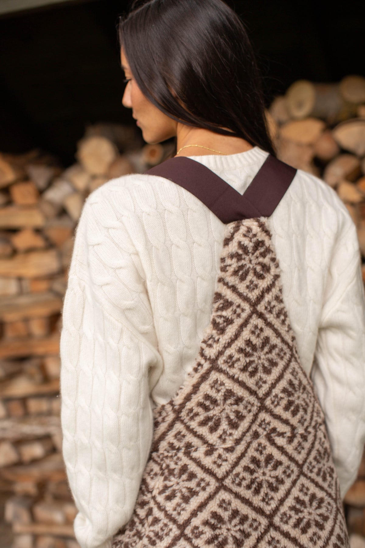 Scout Overalls - Brown Tile Jacquard